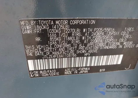 2010 Scion Xb from USA, damaged, VIN JTLZE4FE6A1108786